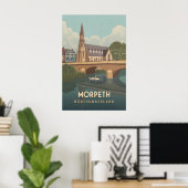 Morpeth Northumberland Reisposter Poster (Thuiskantoor)