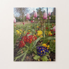 Morpeth, Northumberland, UK Bloemen van de Lente Legpuzzel