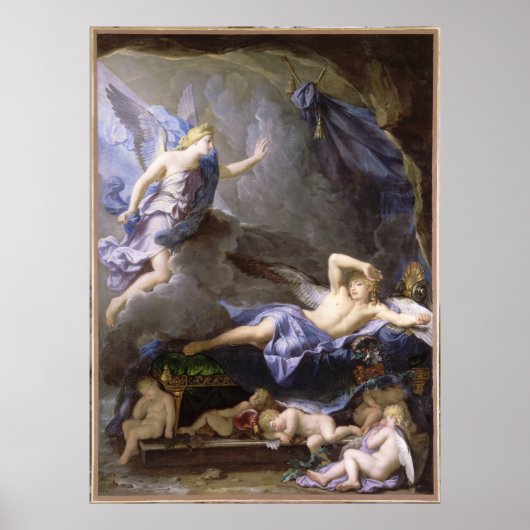 Morpheus ontwaakt terwijl Iris in de buurt van Hou Poster (Voorkant)