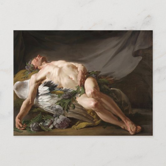 Morpheus van Jean-Bernard Restout (1771) Briefkaart (Voorkant)