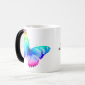 Morphing cup met spreekwoord magische mok (Voorkant links)