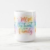 Morphing Mok 15 oz - "Mama: het hart van onze fami (Midden)
