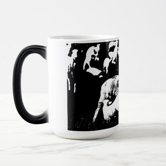 Morphing Mok, 444 ml Lamsvoeding Magische Mok (Links)