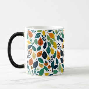 Morphing Mok - Bladeren en Natuur Patronen 11 oz