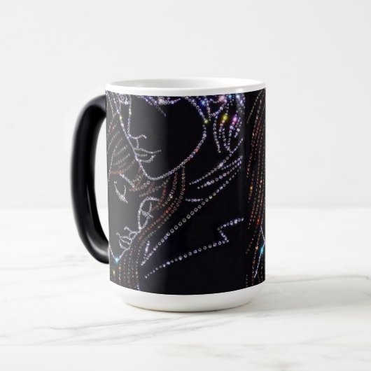 Morphing-Mok – Hittereactieve kleurveranderende Mo Magische Mok (Voorkant links)