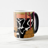 Morphing mok met abstract ontwerp te onthullen (Voorkant rechts)