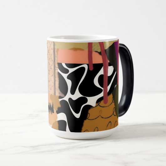 Morphing mok met abstract ontwerp te onthullen (Voorkant rechts)