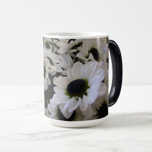 Morphing Mokken - zwart & wit madeliefjes (Voorkant rechts)