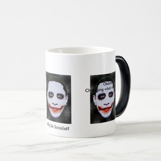 Morphing Obama Magische Mok (Voorkant rechts)
