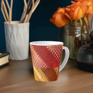 Morphinius Asymmetrische abstracte 1 van 12 rood Latte Mok