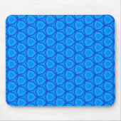 Morpho Blue Abstract Pattern Mousepad Muismat (Voorkant)