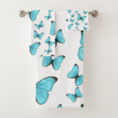 Morpho butterflies cartoon illustratie bad handdoek (Insitu)