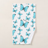 Morpho butterflies cartoon illustratie bad handdoek (Handdoek)