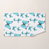 Morpho butterflies cartoon illustratie bad handdoek (Handdoek)