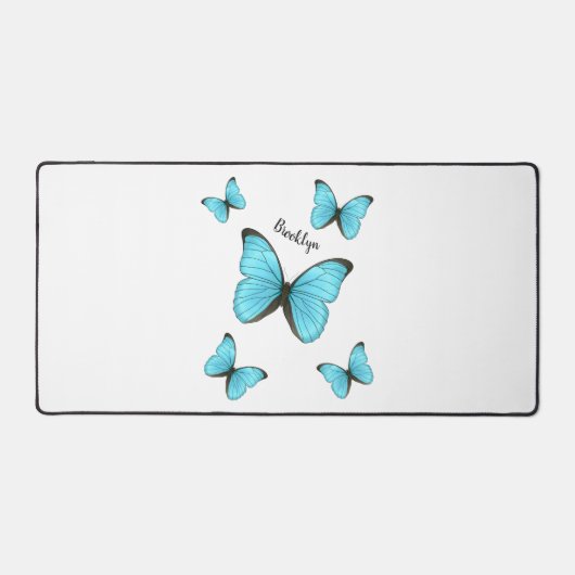 Morpho butterflies cartoon illustratie bureaumat (Voorkant)