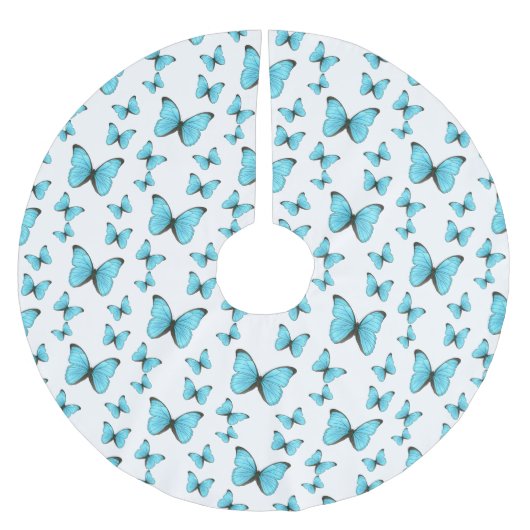 Morpho butterflies cartoon illustratie kerstboom rok (Voorkant)