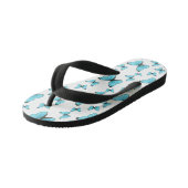 Morpho butterflies cartoon illustratie kinder teenslippers (Schuin)