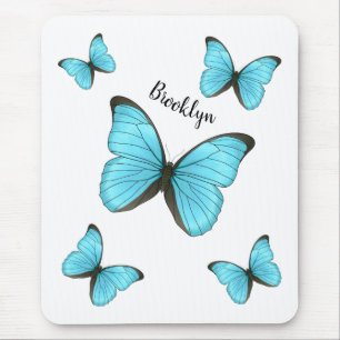 Morpho butterflies cartoon illustratie muismat