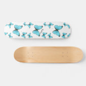 Morpho butterflies cartoon illustratie persoonlijk skateboard (Horizontaal)