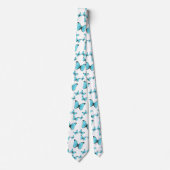 Morpho butterflies cartoon illustratie stropdas (Voorkant)