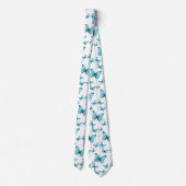 Morpho butterflies cartoon illustratie stropdas (Achterkant)