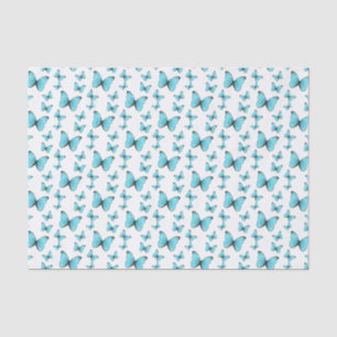 Morpho butterflies cartoon illustratie tissuepapier