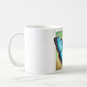 Morpho Butterfly 110924IREF224 - Watercolor Koffiemok (Links)