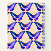 Morpho Butterfly Hardcover Spiral Sketchbook N Notitieboek (Achterkant)
