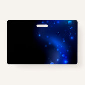 Morpho Butterfly in de donkere achtergrond Badge (Achterkant)