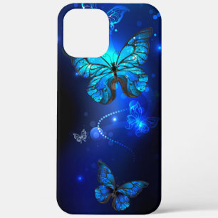 Morpho Butterfly in de donkere achtergrond Case-Mate iPhone Case