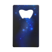 Morpho Butterfly in de donkere achtergrond Creditkaart Flessenopener (Achterkant)