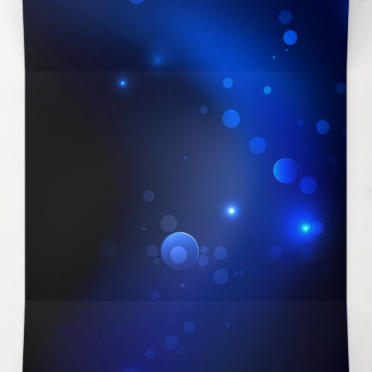 Morpho Butterfly in de donkere achtergrond Drieluik Kaart (Binnenkant midden)