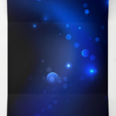 Morpho Butterfly in de donkere achtergrond Drieluik Uitnodiging (Binnenkant midden)