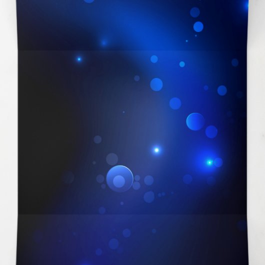 Morpho Butterfly in de donkere achtergrond Drieluik Uitnodiging (Binnenkant midden)