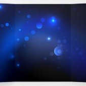 Morpho Butterfly in de donkere achtergrond Drieluik Wenskaart (Binnenkant midden)