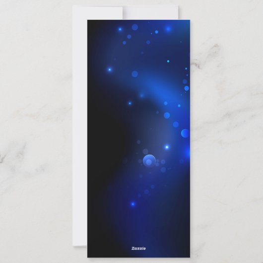 Morpho Butterfly in de donkere achtergrond Feestdagenkaart (Achterkant)