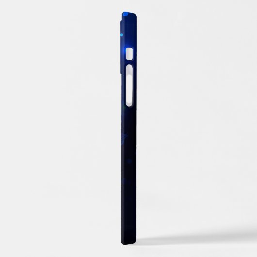 Morpho Butterfly in de donkere achtergrond iPhone Hoesje (Linkerkant)