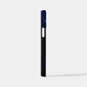 Morpho Butterfly in de donkere achtergrond iPhone Hoesje (Rechterkant)