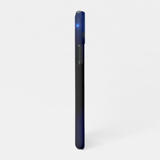 Morpho Butterfly in de donkere achtergrond iPhone Hoesje (Rechterkant)