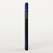 Morpho Butterfly in de donkere achtergrond iPhone Hoesje (Rechterkant)