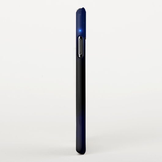 Morpho Butterfly in de donkere achtergrond iPhone Hoesje (Rechterkant)