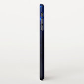 Morpho Butterfly in de donkere achtergrond iPhone Hoesje (Linkerkant)