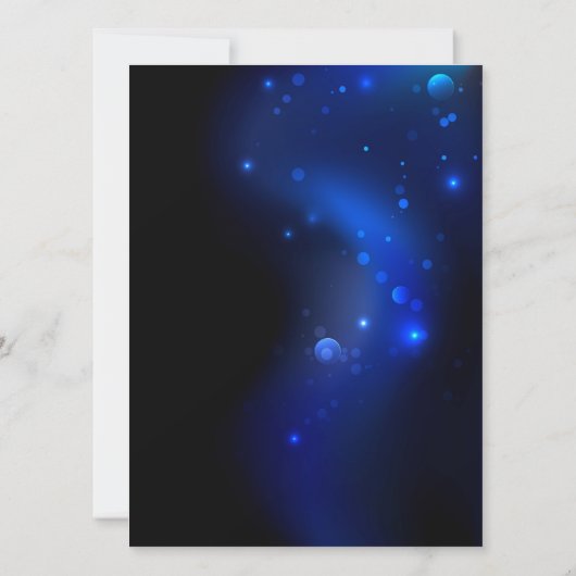 Morpho Butterfly in de donkere achtergrond Kaart (Achterkant)