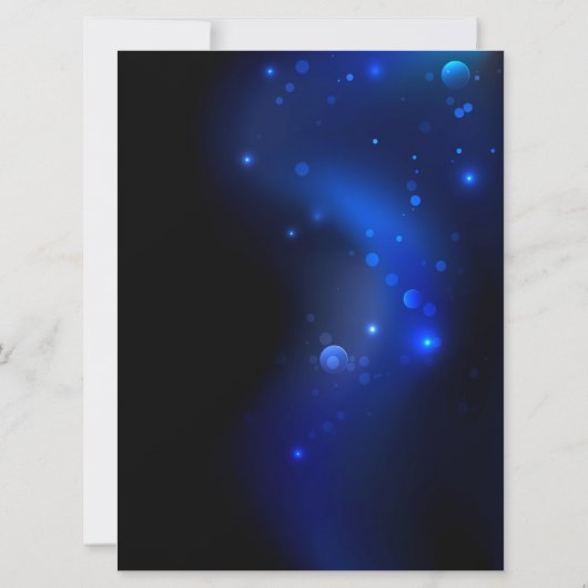 Morpho Butterfly in de donkere achtergrond Kaart (Achterkant)