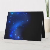 Morpho Butterfly in de donkere achtergrond Kaart (Achterkant)