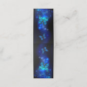 Morpho Butterfly in de donkere achtergrond Klantenkaartje (Buitenkant ongevouwen)