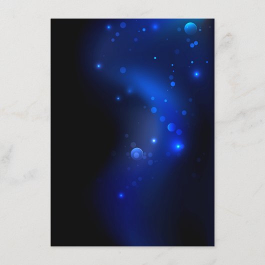 Morpho Butterfly in de donkere achtergrond Menu (Achterkant)