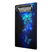 Morpho Butterfly in de donkere achtergrond Mini Klembord (Angled2)
