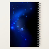 Morpho Butterfly in de donkere achtergrond Notitieboek (Achterkant)