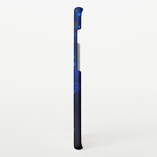 Morpho Butterfly in de donkere achtergrond Samsung Galaxy Hoesje (Linkerkant)